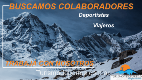 buscamos colaboradores para escribir de turismo y o deportes